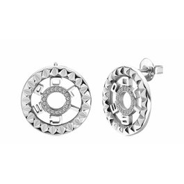 Police PEJLE2212211 Pendientes de Acero Inoxidable Gris