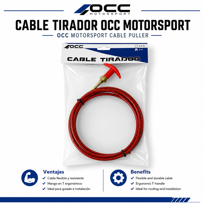 Occ Motorsport Cable Tirador 3 Metros Occ Motorsport Cable Tirador 3 Metros