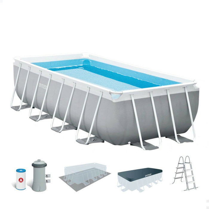 Intex Kit de piscina rectangular Prism Frame 4,88 x 2,44 x 1,07 m