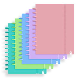 Bloc Carchivo Ingeniox Pastel Tapa Pp Foam A4 80H 100G Cuadric.5X5 Surtido (5.Col) (Set de 10)