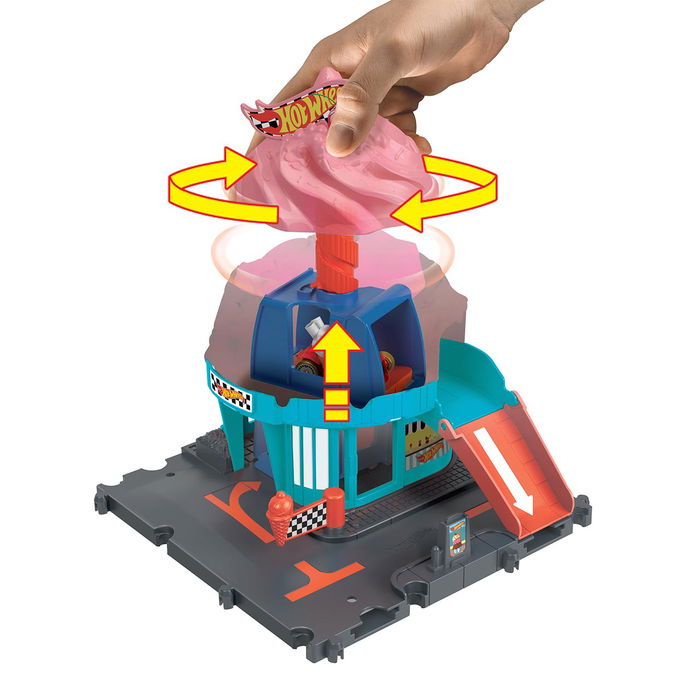 Hot Wheels Set City Lets Race Heladería HTN77 Mattel Juguete +4 Años