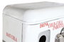 DKD Home Decor Botellero Vintage Rojo Blanco 44 x 151 x 70 cm