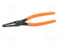 BAHCO Alicates para anillos internos 40-100 mm rectos