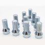 OMP Set de 10 Tornillos Cortos M14x1.25 Hex 17 L:23 mm Plata DIN 10.9 para Llantas y Separadores - Referencia OMPS09201402