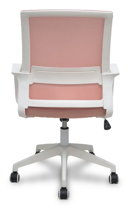 FORÖL Silla de oficina Ergo535 Rosa con mecanismo basculante y respaldo de malla
