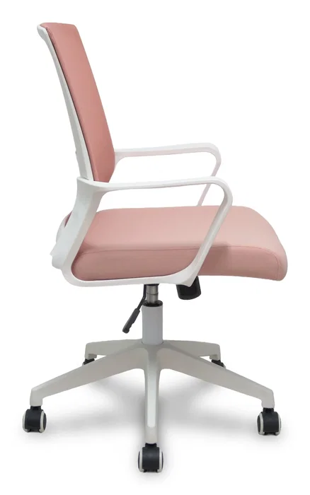 FORÖL Silla de oficina Ergo535 Rosa con mecanismo basculante y respaldo de malla