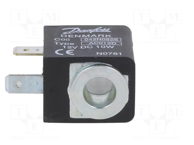 DANFOSS Bobina de electroválvula 12VDC 10W 9mm