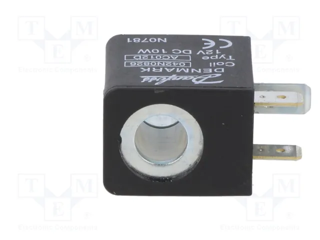 DANFOSS Bobina de electroválvula 12VDC 10W 9mm