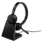 Jabra Evolve 65 TE Stereo Headset con Base de Carga Negro