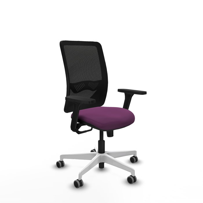 PIQUERAS Y CRESPO Silla de oficina Zulema con mecanismo Sincro, Morado y Negro PIQUERAS Y CRESPO Silla de oficina Zulema con mecanismo Sincro, Morado y Negro