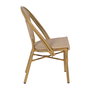 Silla Beige Aluminio-Textileno Exterior 50 X 54 X 85 cm (Set de 2)