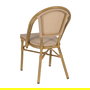 Silla Beige Aluminio-Textileno Exterior 50 X 54 X 85 cm (Set de 2)