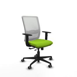 PIQUERAS Y CRESPO Silla de oficina Haches Pistacho y Blanco
