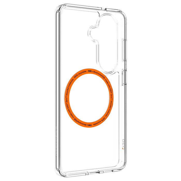dbramante1928 Funda Ultra D3O MAG Qi2 para Samsung Galaxy S26 Transparente, 16 cm (6.3 pulgadas), Resistente a Impactos hasta 5 m