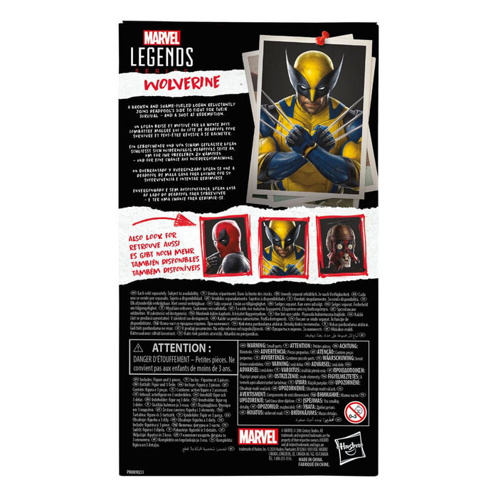 Deadpool & Wolverine Marvel Legends Figura Wolverine 15 cm Deadpool & Wolverine Marvel Legends Figura Wolverine 15 cm