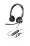 Poly Blackwire 3320 Auriculares Estéreo Microsoft Teams USB-C + Adaptador USB-C/A