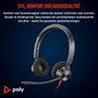 Poly Blackwire 3320 Auriculares Estéreo Microsoft Teams USB-C + Adaptador USB-C/A
