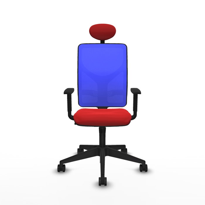 PIQUERAS Y CRESPO Silla de oficina Motilla con mecanismo Sincro, Rojo y Azul PIQUERAS Y CRESPO Silla de oficina Motilla con mecanismo Sincro, Rojo y Azul