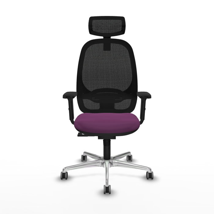 PIQUERAS Y CRESPO Silla de oficina Cilanco con mecanismo Sincro, Morado y Negro PIQUERAS Y CRESPO Silla de oficina Cilanco con mecanismo Sincro, Morado y Negro