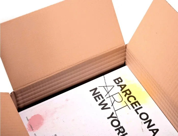 Q-connect Caja para embalar ultra resistente regulable en altura, cartón canal doble 7 mm, color Kraft, 350x325x280 mm