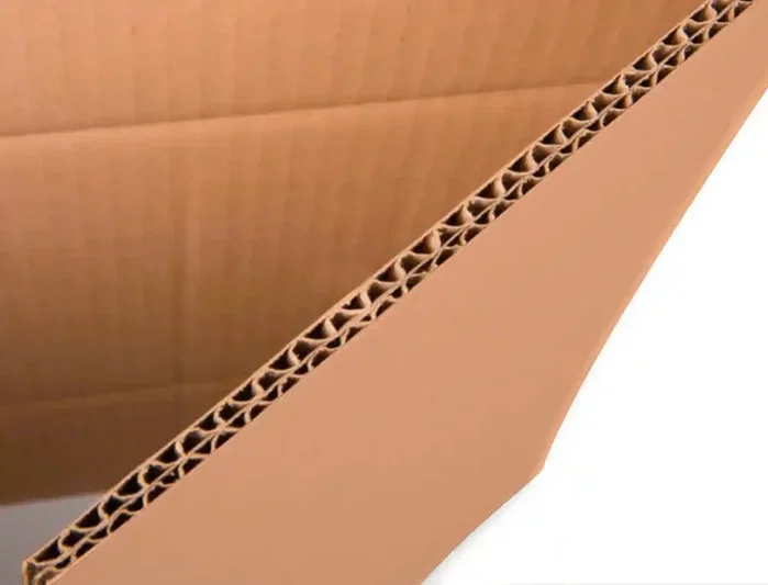 Q-connect Caja para embalar ultra resistente regulable en altura, cartón canal doble 7 mm, color Kraft, 350x325x280 mm