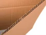 Q-connect Caja para embalar ultra resistente regulable en altura, cartón canal doble 7 mm, color Kraft, 350x325x280 mm