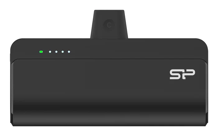 Silicon Power QD50 Power Bank 5000mAh Carga Rápida 20W PD, Inalámbrico, USB-C, Negro, Blanco