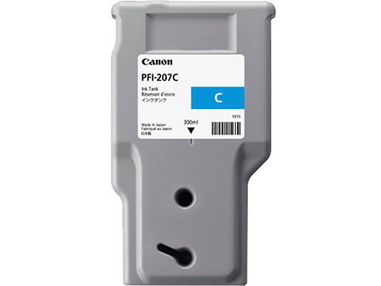Canon PFI-207C Cartucho de tinta Cian 300ml Canon PFI-207C Cartucho de tinta Cian 300ml