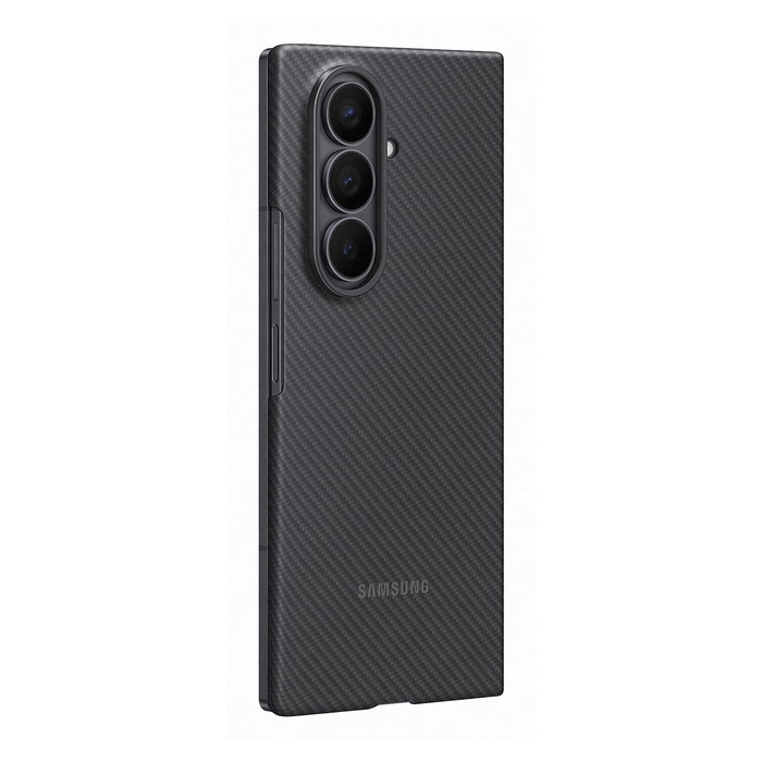 Samsung EF-XF966SBEGWW Funda de Silicona Carbon Shield para Galaxy Fold7 Negra