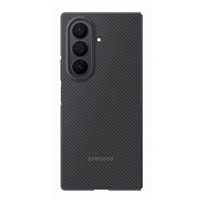 Samsung EF-XF966SBEGWW Funda de Silicona Carbon Shield para Galaxy Fold7 Negra