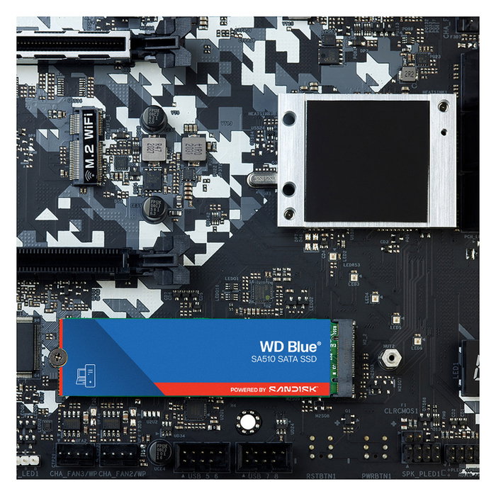 Western Digital WD Blue SA510 SSD 250GB M.2 2280 SATA III 6Gb/s Interno