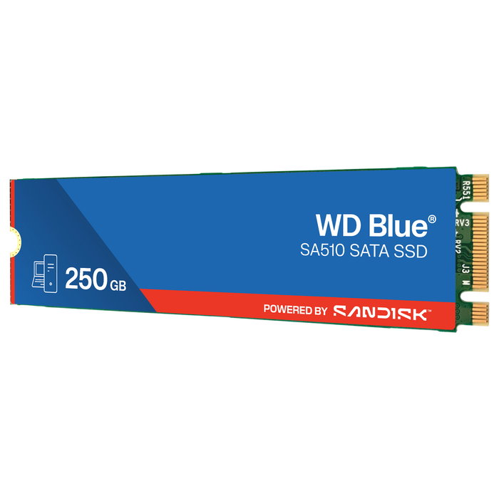 Western Digital WD Blue SA510 SSD 250GB M.2 2280 SATA III 6Gb/s Interno