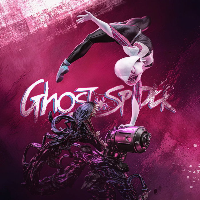 Spider-Man vs Villains Estatua 1/10 Art Scale Ghost Spider Diorama 34 cm