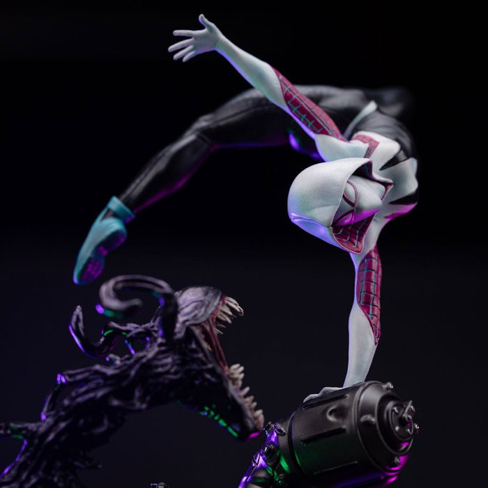 Spider-Man vs Villains Estatua 1/10 Art Scale Ghost Spider Diorama 34 cm