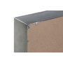 DKD Home Decor Set de 3 Relojes de Pared de Metal Diseño Avión Plateado