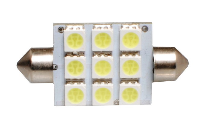 M-Tech Lámparas LED C5W 12V Blanco (Pack de 10)