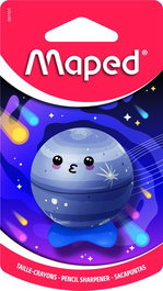 Afilalapiz Maped 1 Uso Planet Con Deposito Surtido Blister De 1
