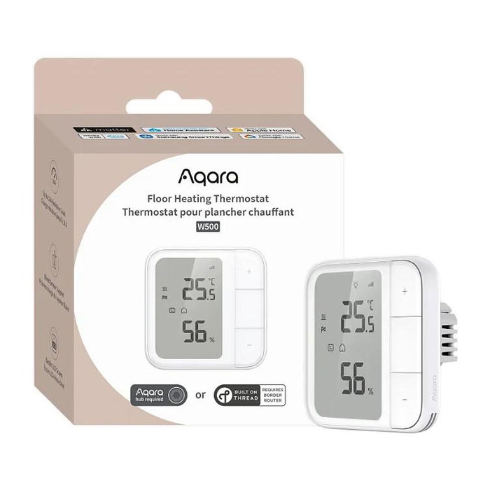 Aqara W500 Termostato Digital Inteligente para Suelo Radiante, Termostato Inteligente