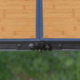 Color Baby Aktive-Set Mesa Camping Bambu 120X60Xh60/70Cm con 4 Taburetes
