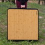 Color Baby Aktive-Set Mesa Camping Bambu 120X60Xh60/70Cm con 4 Taburetes