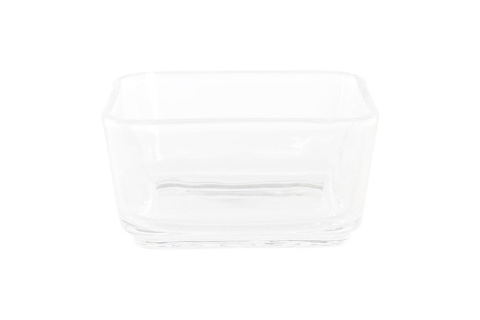 DKD Home Decor Set de Aperitivo de 7 Piezas en Cristal y Bambú 32x21x6 cm