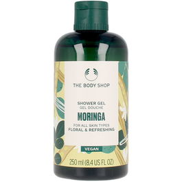 The Body Shop Gel de Ducha Moringa 250 ml, 92% Ingredientes Naturales, Aloe Vera, Vegano