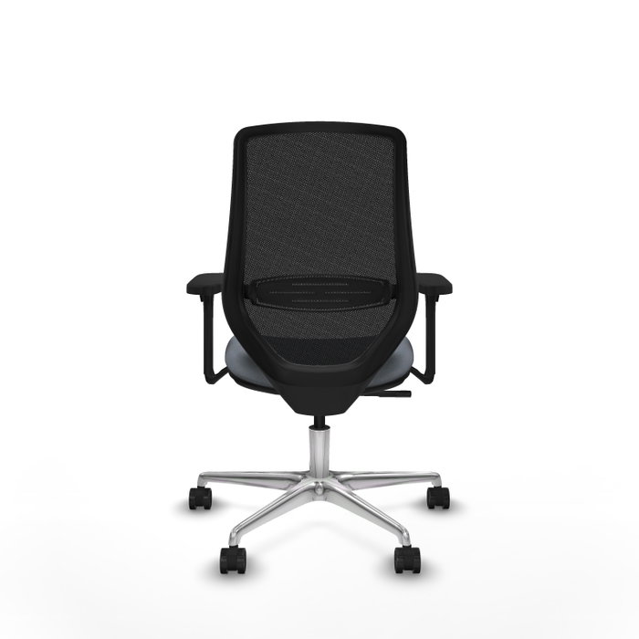 PIQUERAS Y CRESPO Silla de oficina Mardos con mecanismo Sincro, Gris y Negro