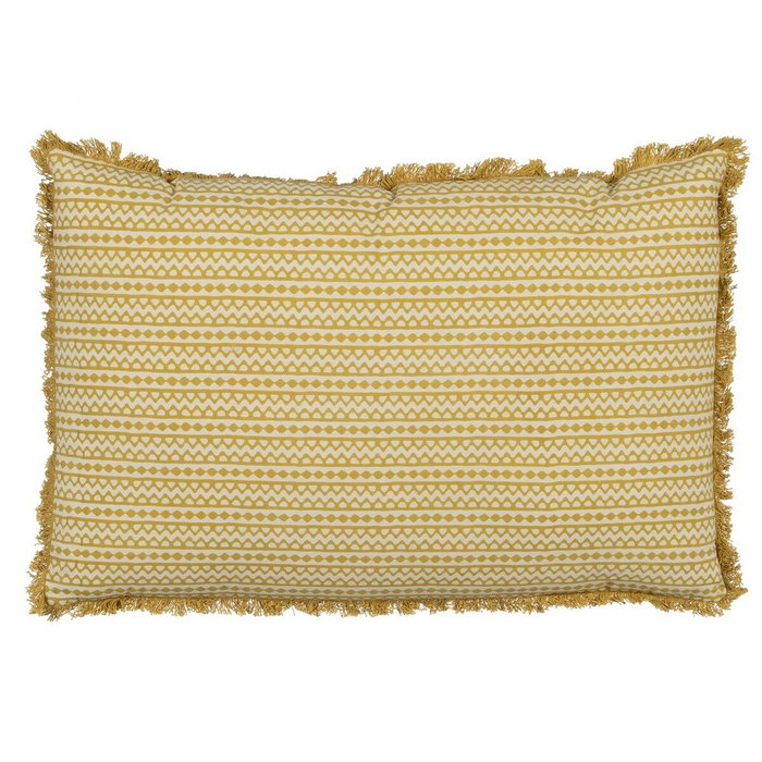 Ixia Cojín Beige-Mostaza 100% Algodón 60 x 40 cm Ixia Cojín Beige-Mostaza 100% Algodón 60 x 40 cm