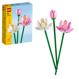 LEGO Flores de Loto 40647, Set de Construcción, +8 Años