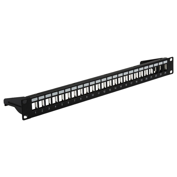 EFB Elektronik Verteilerfeld 19 pulgadas 1HE, 24 puertos, negro EFB Elektronik Verteilerfeld 19 pulgadas 1HE, 24 puertos, negro
