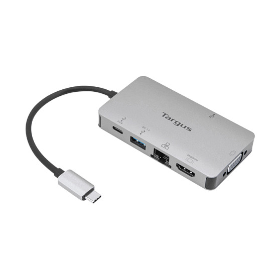 Targus Docking Station DOCK419EUZ USB-C Dual HDMI VGA Ethernet 100W USB 3.2 Gen 1 - Para Windows, Mac, ChromeOS, Gris