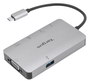 Targus DOCK419 - Docking Station Alámbrica USB 3.2 Gen 1 (3.1 Gen 1) Type-C, Suministro de Potencia USB hasta 100W, Gris