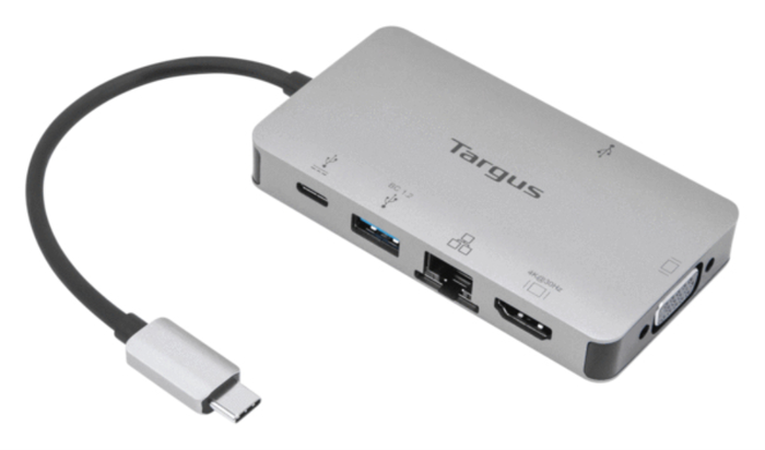 Targus DOCK419 - Docking Station Alámbrica USB 3.2 Gen 1 (3.1 Gen 1) Type-C, Suministro de Potencia USB hasta 100W, Gris