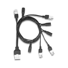 DeLOCK 90173 Cable Mini-Fit 4,2 mm 10 Pin a 4 x DC 5,5 x 2,5 mm y 4 x Mini-Fit 4,2 mm 2 Pin Negro